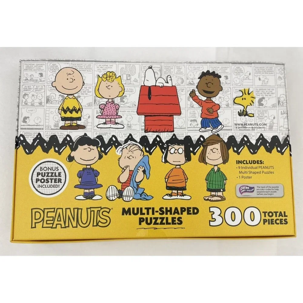 ROSEART PEANUTS Multi-Shaped Puzzles 300 Pcs For 9 Age +